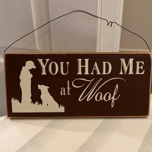 Dog Sign Decor